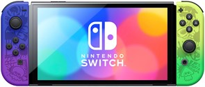 {{productViewItem.photos[photoViewList.activeNavIndex].Alt || productViewItem.photos[photoViewList.activeNavIndex].Description || 'Игровая приставка Nintendo Switch OLED 64 ГБ, без игр, Splatoon 3 Edition'}}