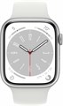 Умные часы Apple Watch Series 8 45 мм Aluminium Case GPS, silver/white Sport Band 1773 Умные часы Apple Watch Series 8 45 мм Aluminium Case GPS, silver/white Sport Band 1773