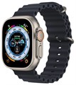 Умные часы Apple Watch Ultra 49 мм Titanium Case GPS + Cellular, титановый/полуночный Ocean Band 1775 - фото 5199