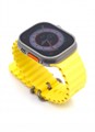 Умные часы Apple Watch Ultra 49 мм Titanium Case GPS + Cellular, титановый/желтый Ocean Band 1776